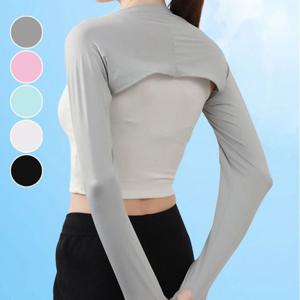 골프 햇빛차단 여성 쿨 팔토시 숄더암 스포츠 볼레로