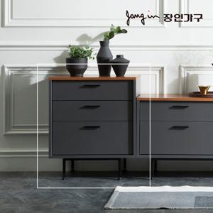 장인가구 루시퍼 그레이 600 3단 거실장