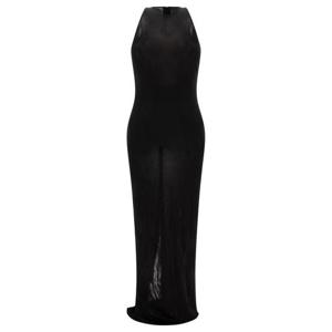 생로랑 여성 블랙 이브닝 드레스 771687Y37LI1000