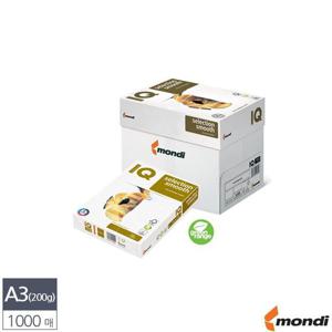 IQ A3 다용도 복사용지 200g 1000매 카피용지 고급용지 복사종이 프린터용 복사