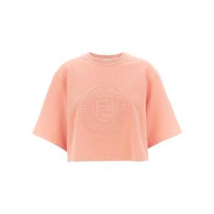 펜디 후드 티셔츠 FS9718ASNHF1RX7 Pink