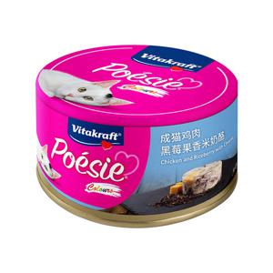 비타크래프트 포에시 컬러스 치킨&라이스베리젤리 80g x 24개