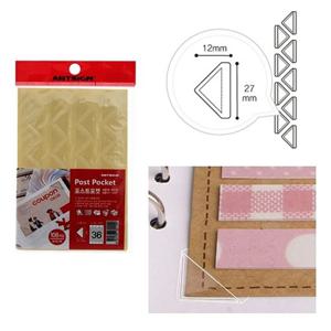 ( 포스트포켓 540매 코너 미니사이즈 기능성스티커 포스트포켓 비닐포켓 벽포켓 벽걸이포켓 비닐벽걸이 안