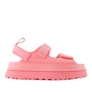 어그 핑크 벨크로 플랫폼 샌들 1152685 TPCL TROPICAL PINK