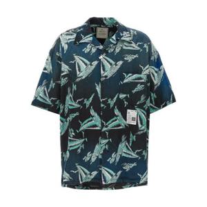 메종 미하라 야스히로 반팔 셔츠 J14SH187BLACK