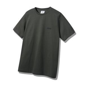 [지프]공용 지프 클래식 스몰 로고 카키 반팔 티셔츠 JQ2TSU092