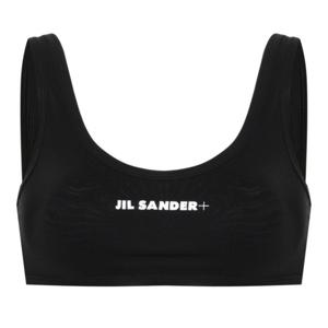 질샌더 블랙 슬리브리스 스쿱 넥라인 비키니 탑 J40BR0004 J200