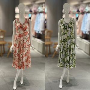 [비너스] 파스텔 플라워 레이온 컵드레스 (VGN7023)