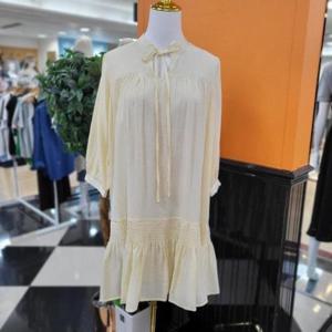 파파야 DP01 프릴 셔링 원피스 PNPROP033B