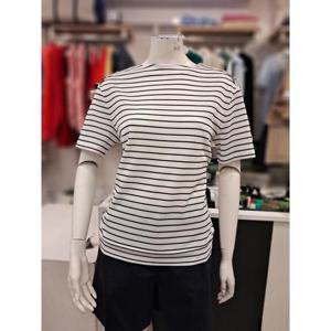 슈페리어 세이브존01 W0FTTR201-0슈페리어골프 여성스트라이프 보트넥 반팔티셔츠 W0FTTR201-0