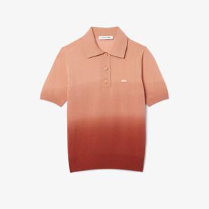 라코스테 공식 여성 그라데이션 폴로 스웨터 AF9279-55G GTI