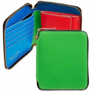 25 FW 꼼데가르송 월렛 수퍼 FLUO 플루오 집어라운드 지갑 멀티컬러 SA2100SF