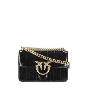 Pinko Love 폴드오버 크로스바디 백 100074A1VE Z99Q TP940785912