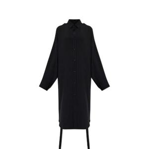 발렌시아가 레이스업 셔츠 드레스 831216TSO28Q 1000 TP936647379