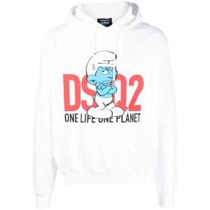 25 FW 디스퀘어드2 슬로건 프린트 후드티 S78GU0076S25590 TP433114869