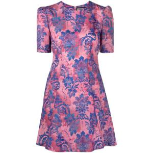 25 FW 베르사체진스꾸뛰르 플로럴 프린트 플레어 미니 드레스 73HAO902NS169 TP435958350