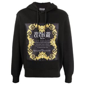 25 FW 베르사체진스꾸뛰르 바로크 로고 프린트 후드티 B7GWA7TY30453 TP432303855