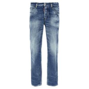 Dsquared2 디스트레스드 스트레이트 레그 쿨 가이 진 S71LB1584S30309 470 TP934637082