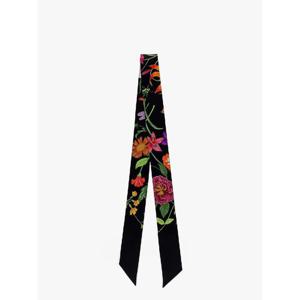 GUCCI Gucci Flora printed silk twill neck bow 825121