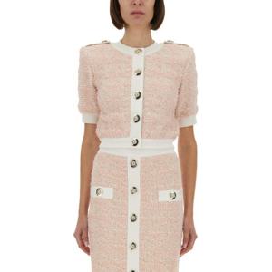 발망 크롭 트위드 가디건 FF1KL235KI72 OIN