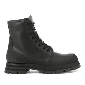 알렉산더맥퀸 레이스업 청키 솔 앵클 부츠 777808WIEQ11000 BLA