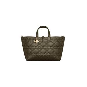 디올 라지 뚜주흐 백 매크로까나쥬 그레인드 카프스킨 블랙 M2820OSKR-M656