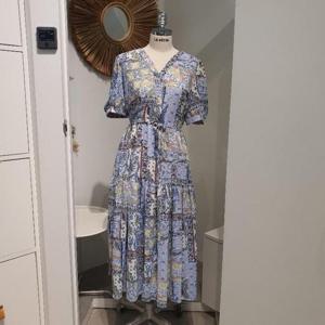 르피타 HC06 가든 패치 원피스(라이트 블루) L252UOP608