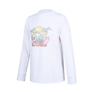 [레노마수영복]여성 웨이브 긴팔 래쉬가드 오버핏 CS2F954