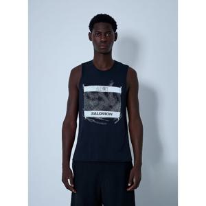 MM6메종마르지엘라 로고 모티프 탱크 탑 SH0NL0005 M20101 900