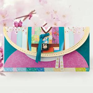 아트박스/프롬앤투 매화색동저고리 용돈봉투 FB220-5