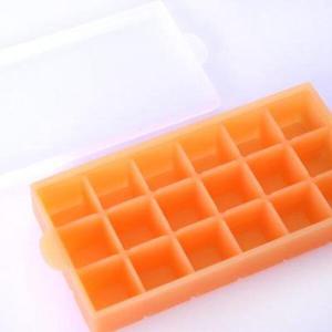 아트박스/상상앤드 실리콘찬합얼음틀1단_오렌지
