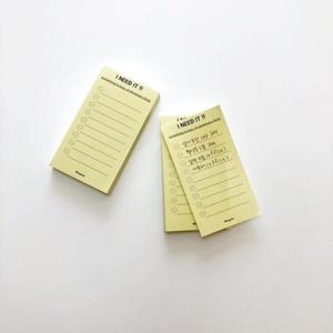 아트박스/일레갈로 I NEED IT  비점착 떡메모지 체크리스트 메모