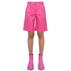 MSGM 와이드 레그 무릎 길이 쇼츠 3341MDB04227615 14 TP942262775