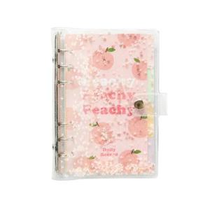 아트박스 peachy PVC 스팽글 6공 다이어리커버 (A6)