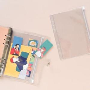 아트박스/모노라이크 A5 6공 다이어리 지퍼백