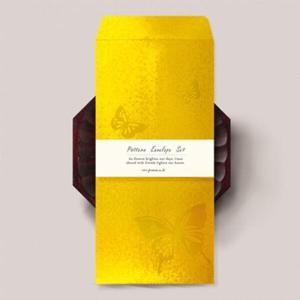 아트박스/프롬앤투 황금 나비 비단봉투 FB2021p-5 (3장)
