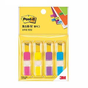 아트박스/오피스큐 3M 포스트잇플래그 683M 4AB 44x12mm 20매입x