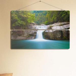 아트박스/꾸밈 nn635-멀티아크릴액자_시원한폭포(2단대형)