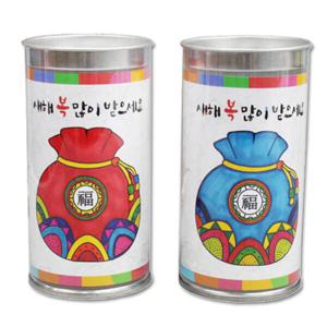 아트박스/안녕미술아 새해 복주머니 색칠저금통(4인용)