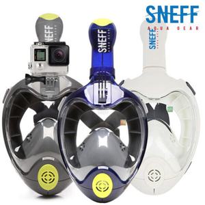 아트박스/스네프 스네프 풀페이스 스노클링마스크 세트 SMT-8001