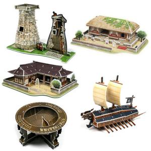 아트박스/퍼즐사랑 한국사 입체퍼즐 - 한국의 문화유산 2 (5종)