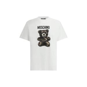 Moschino 테디 베어 프린트 크루넥 티셔츠 251ZZ07100241 1001 TP934882674