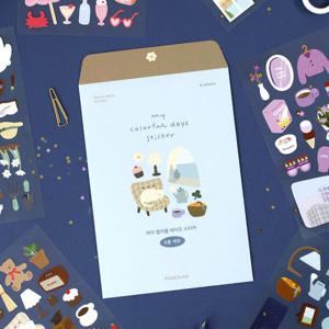 아트박스/문구앤토이스 마이 컬러풀 데이즈 스티커 6종 세트