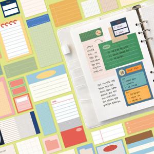 아트박스/모노라이크 플랜 스티커팩 (102매)