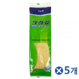 내부코팅 식품전용 고무장갑-특대x5개 설거지장갑
