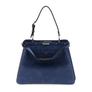 펜디 데님 이펙트 피카부 소프트 미디엄 숄더 백 8BN353AUR3 F0