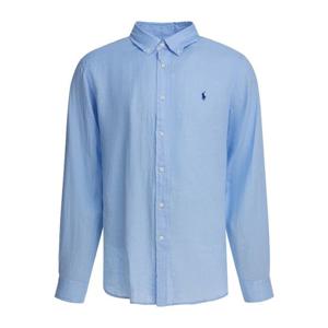 랄프로렌 블루 리넨 셔츠 710966294008OFFICE BLUE