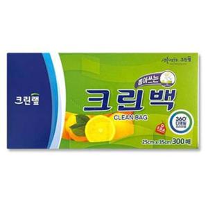 크린랲 크린백 위생백 비닐 봉투 비닐팩 25x35 300매