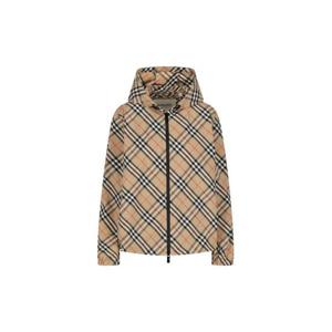 버버리 살콤 체크 후드 윈드브레이커 자켓 8110301B9368 AI25 SA