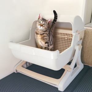 고양이 반자동 화장실